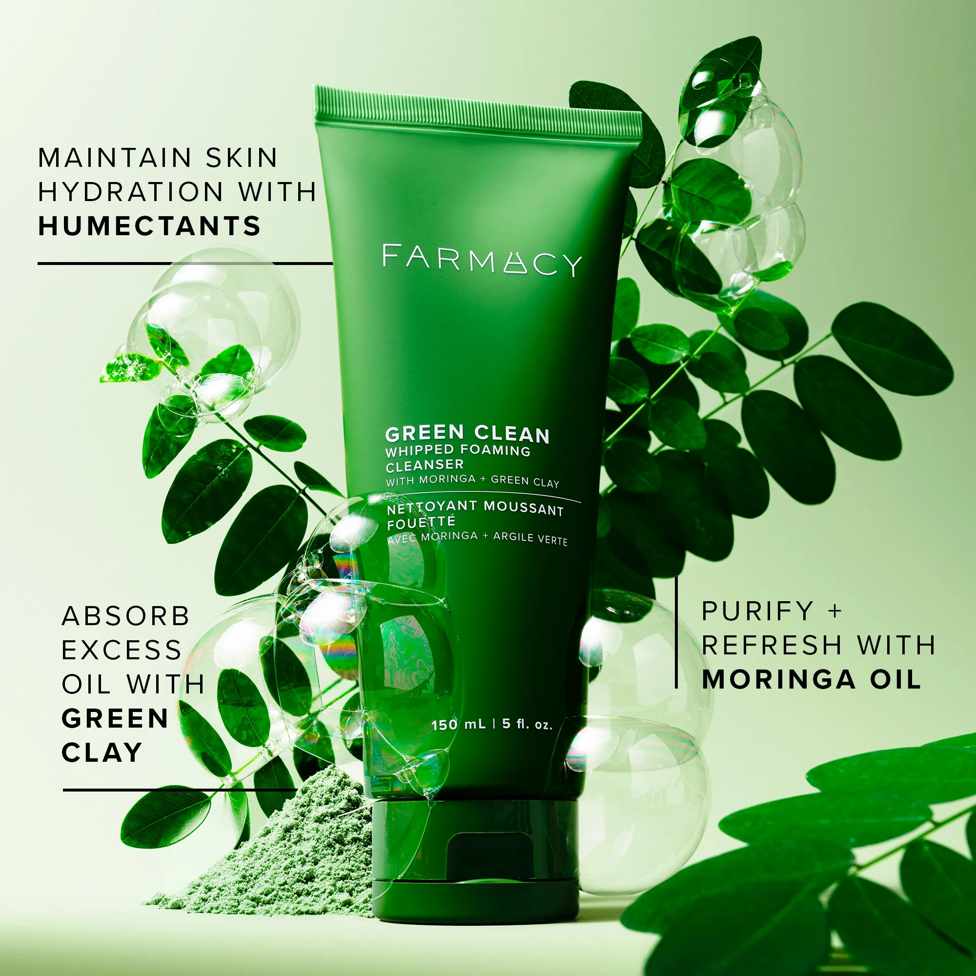 Green Clean Whipped Foaming Cleanser Trial Size - Image 4